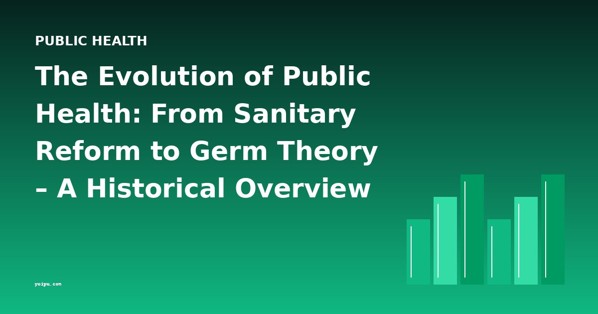 The Evolution of Public Health: From Sanitary Reform to Germ Theory – A Historical Overview