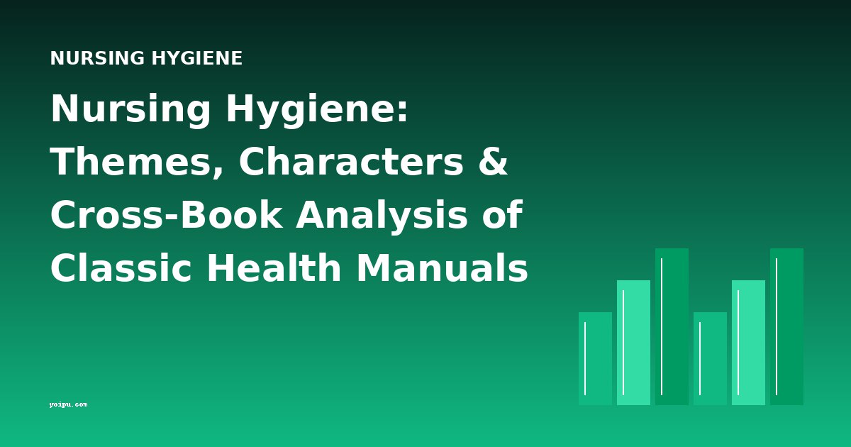 Nursing Hygiene: Themes, Characters & Cross-Book Analysis of Classic Health Manuals