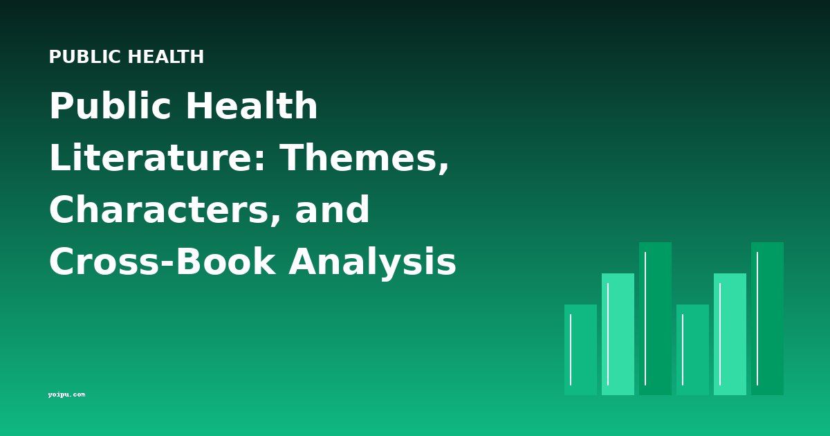 Public Health Literature: Themes, Characters, and Cross-Book Analysis