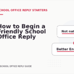 How to Begin a Friendly School Office Reply