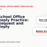 School Office Reply Practice: Request and Reply Examples