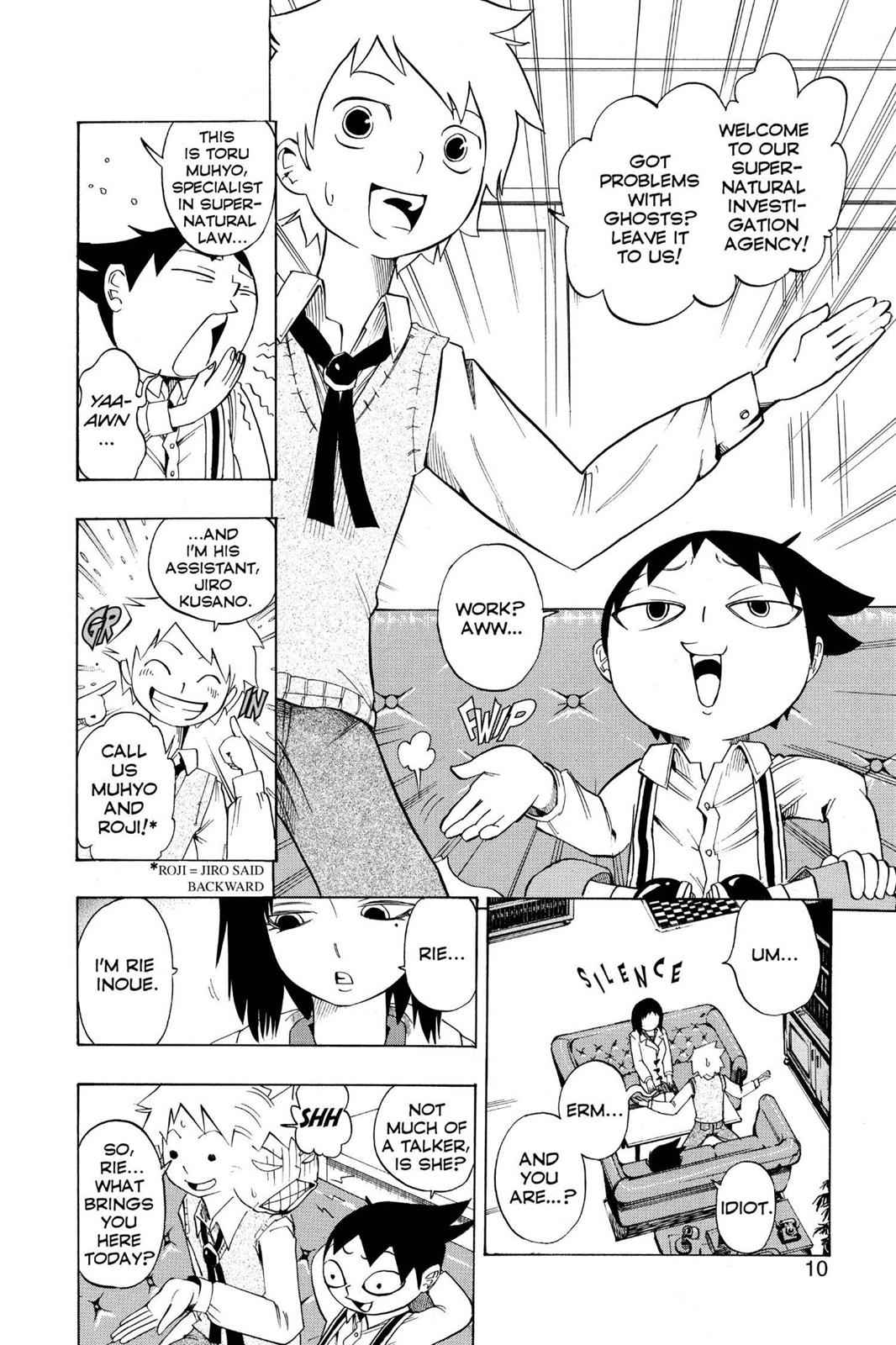 Muhyo & Roji's Bureau of Supernatural Investigation Chapter 1 Page 9